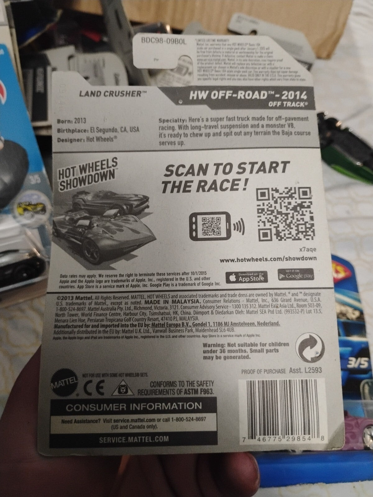 Land Crusher Suv (HW Off-Road)(Hot Wheels)(2013)