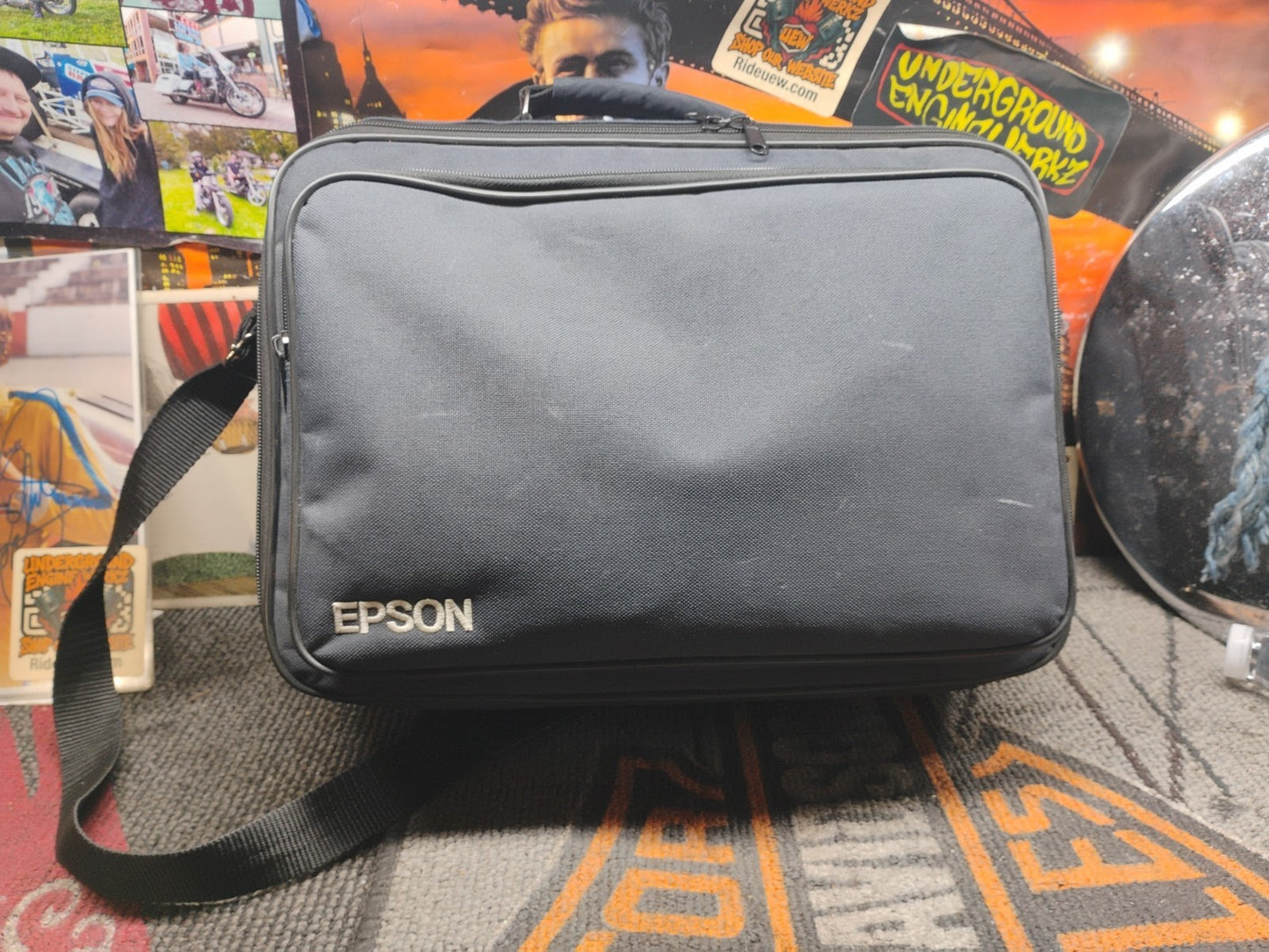 Epson PowerLite EMP-S1 LCD Home Theater Projector 1200 ANSI Lumen 50H With Bag