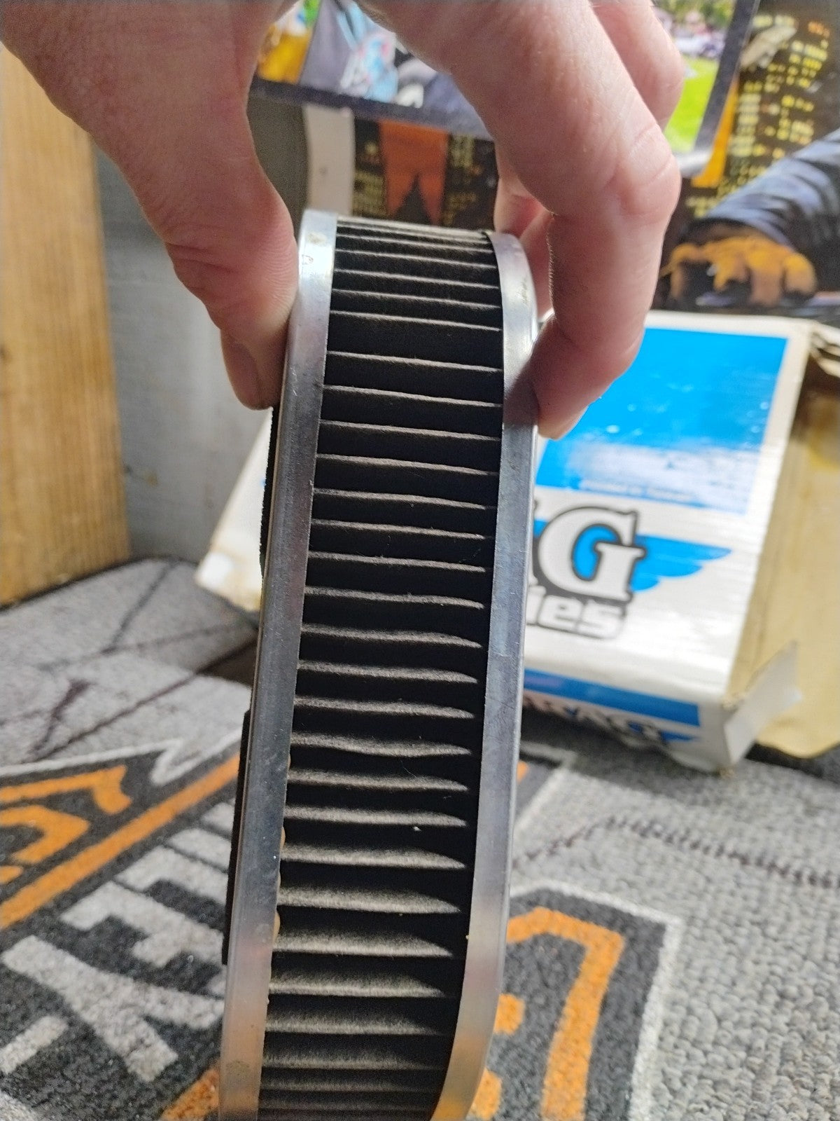 NOS Drag Specialties HARLEY DAVIDSON Air Filter  1011-2960 