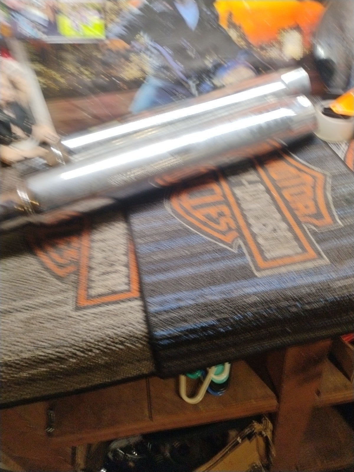 HARLEY DAVIDSON TOURING EXHAUST MUFFLERS BAGGER DRESSER MILWAUKEE EIGHT OEM M8