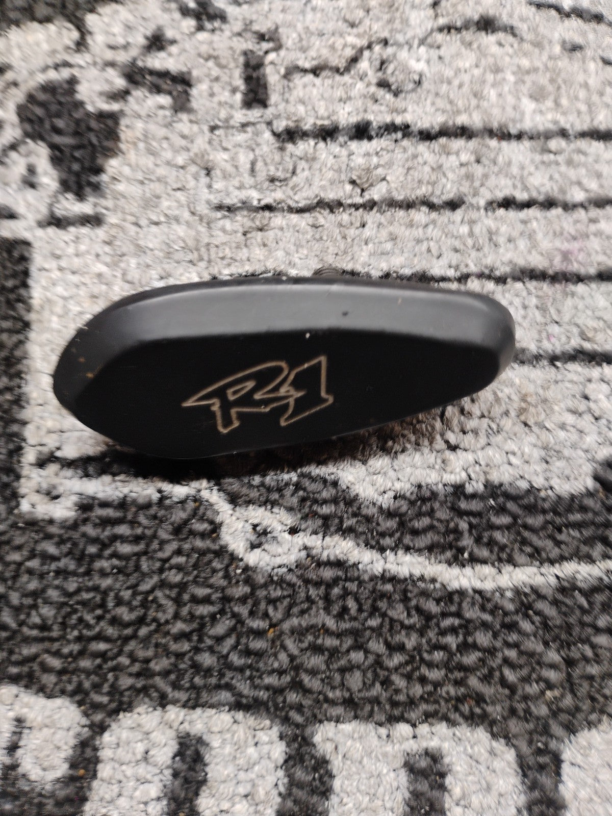 Yamaha YZF R1 Motorcycle Mirror Block Off Plates Logo Engraved Black 2000-2008