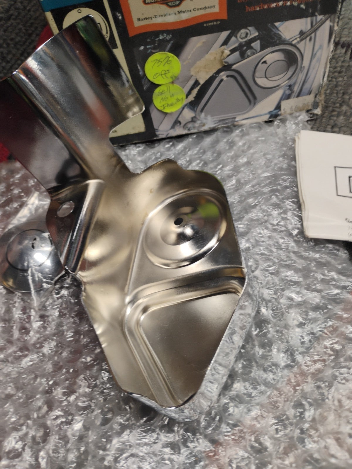 Harley Davidson 43973-98 Chrome Front Right Caliper Cover Sportster 1984