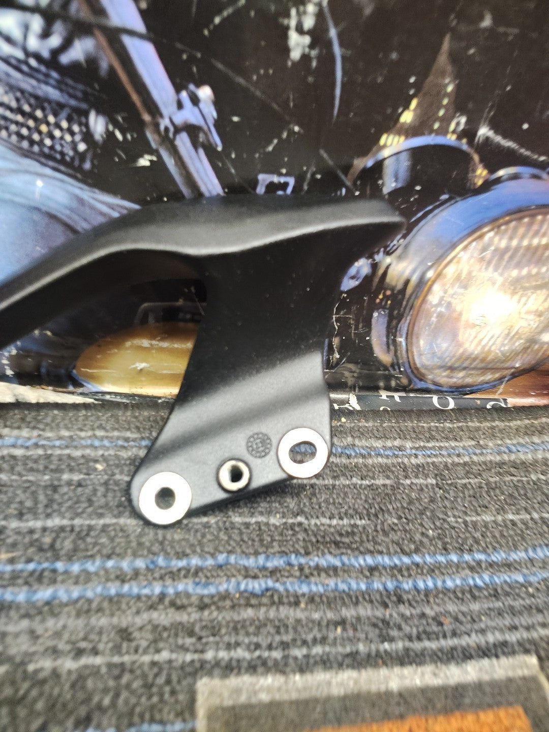 2023 22-24 Royal Enfield Hunter 350 Left Rear Passenger Grab Handle 