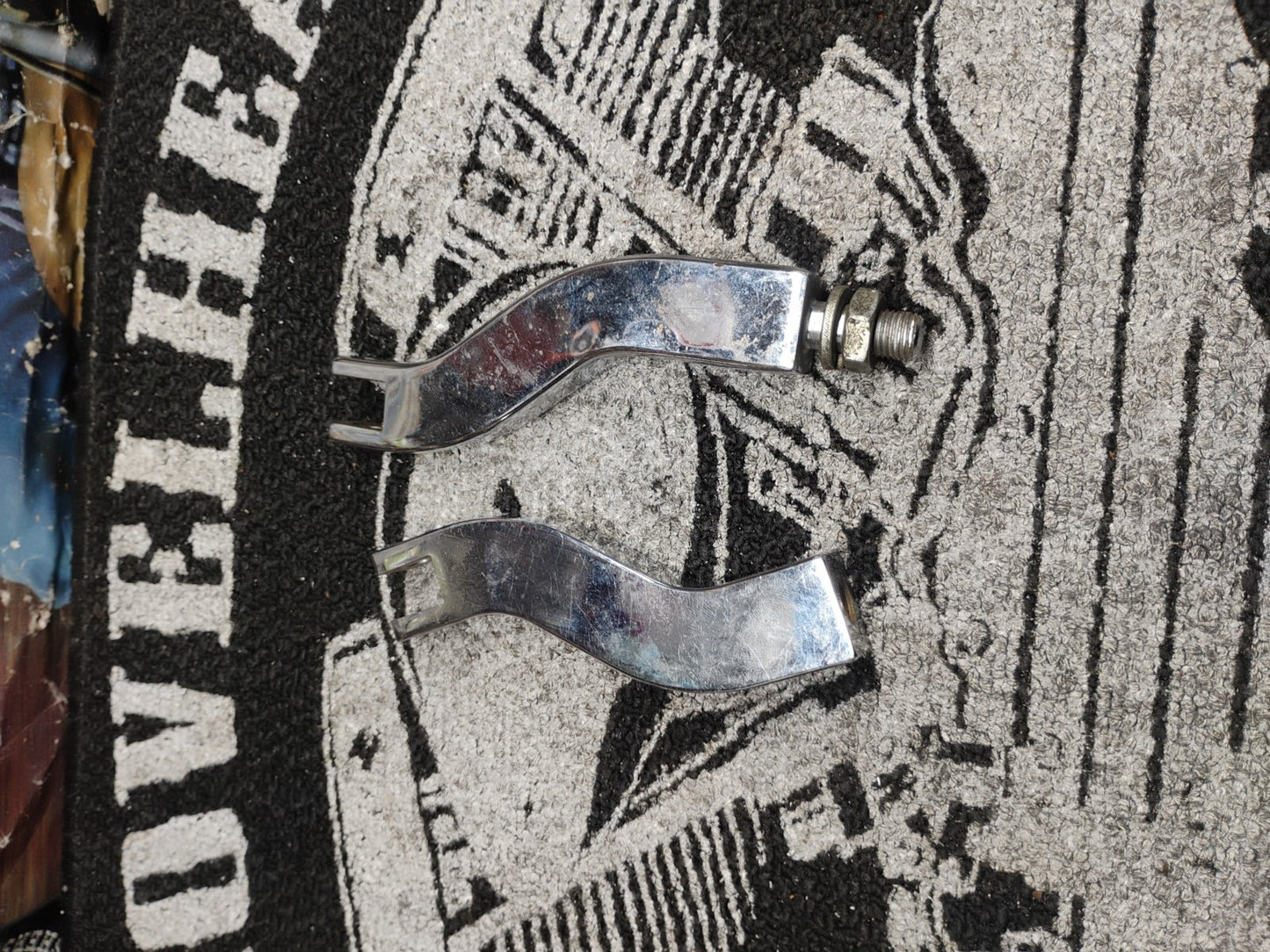Chrome Adjustable Highway Peg Mount Clamps Harley Engine Guard 5/16"-24
