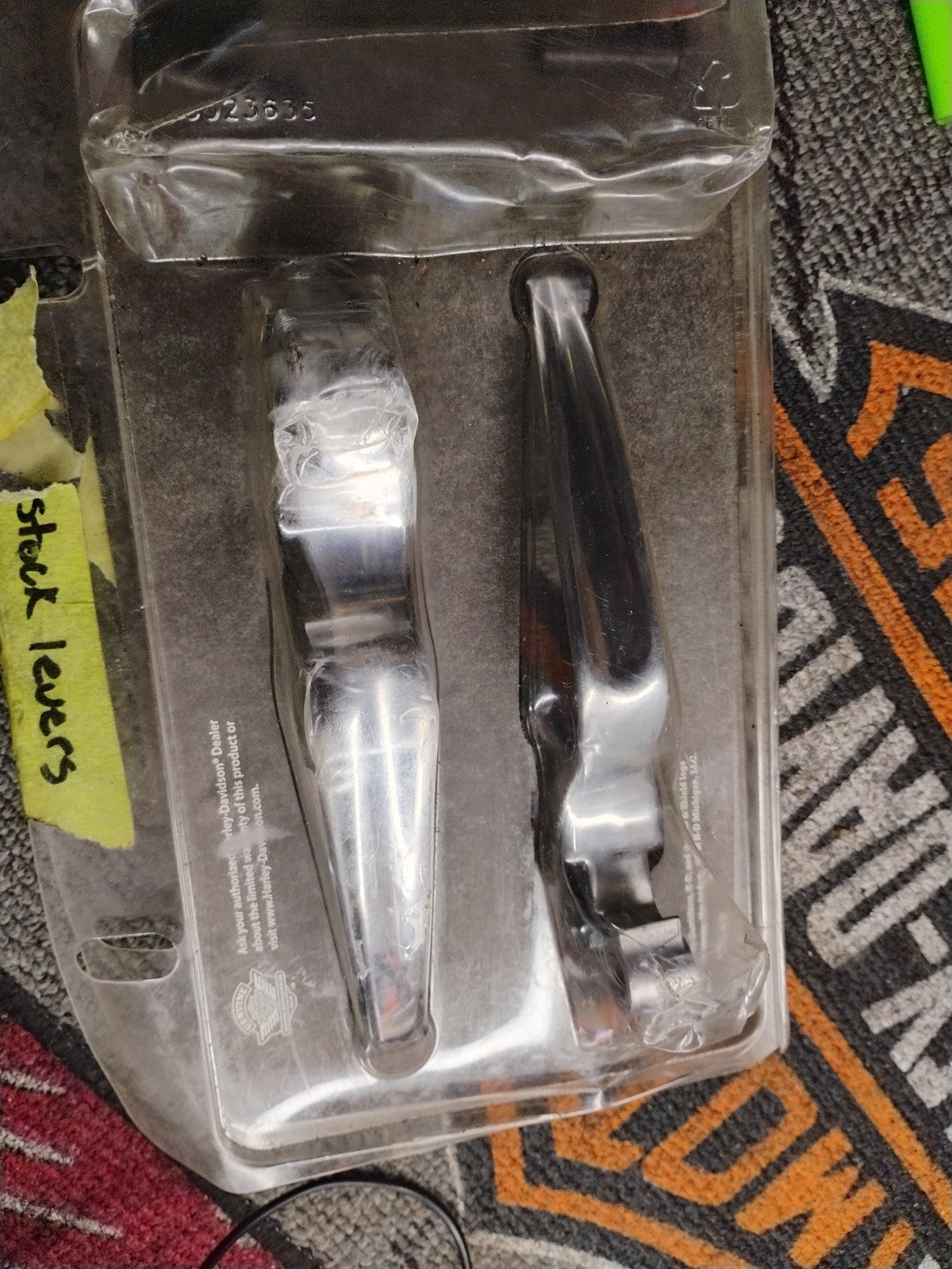 Harley Davidson Stock Chrome Hand Levers 38843-08