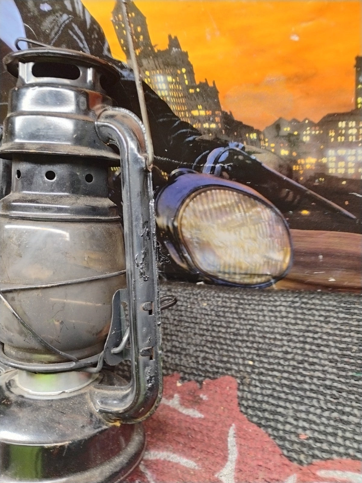 Vintage Big Wheel Brand Oil Lamp Made in China, Big Wheel Lantern, Bright