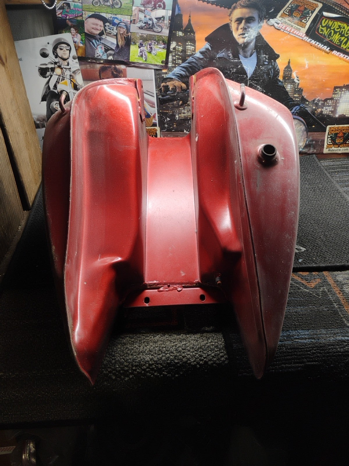 OEM Harley-Davidson FLHTC Electra Glide Touring Fuel Gas Tank Candy Red 82-85
