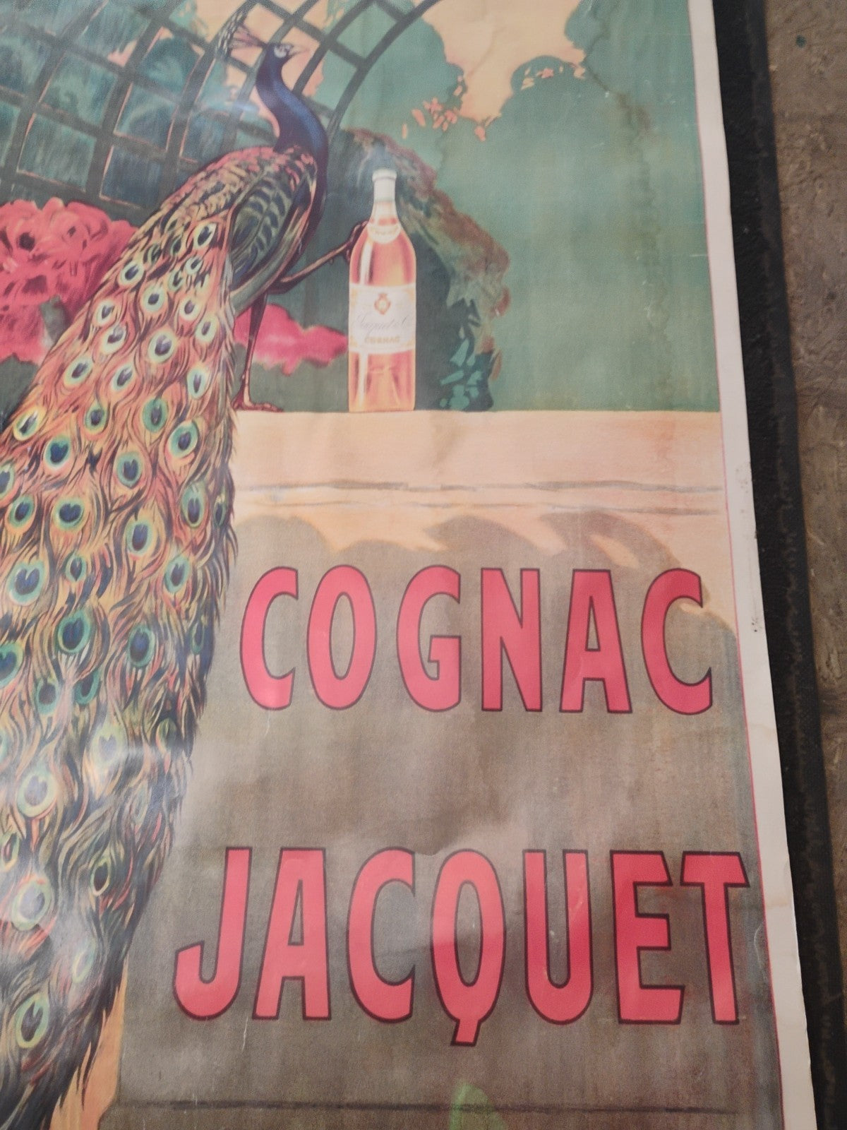 Vintage 2004 Camille Bouchet Cognac Jacquet 1920s  Art Poster 24x36