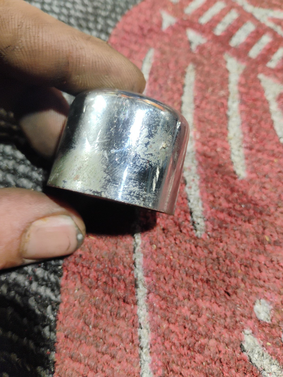 HARLEY DAVIDSON  CHROME AXLE NUT COVERS