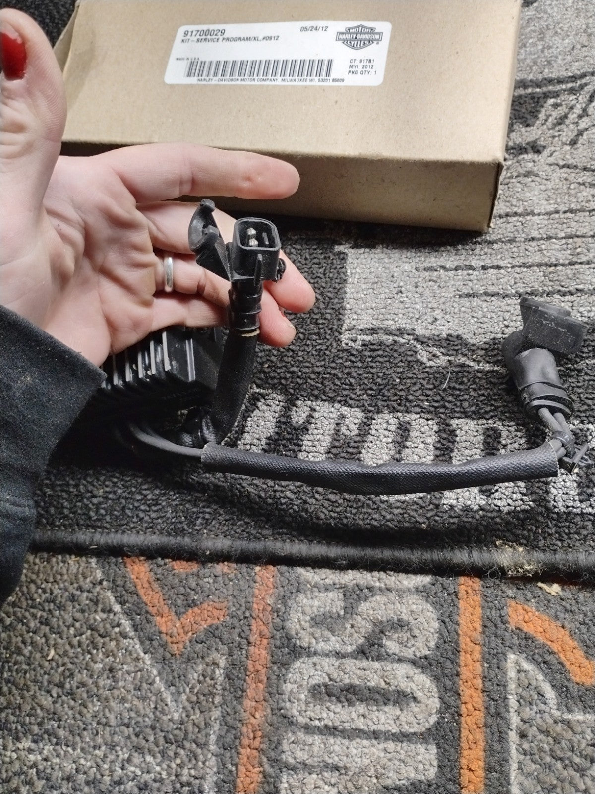 OEM Harley-Davidson 91700029 Voltage Regulator Sportster XL Recall Take-Off