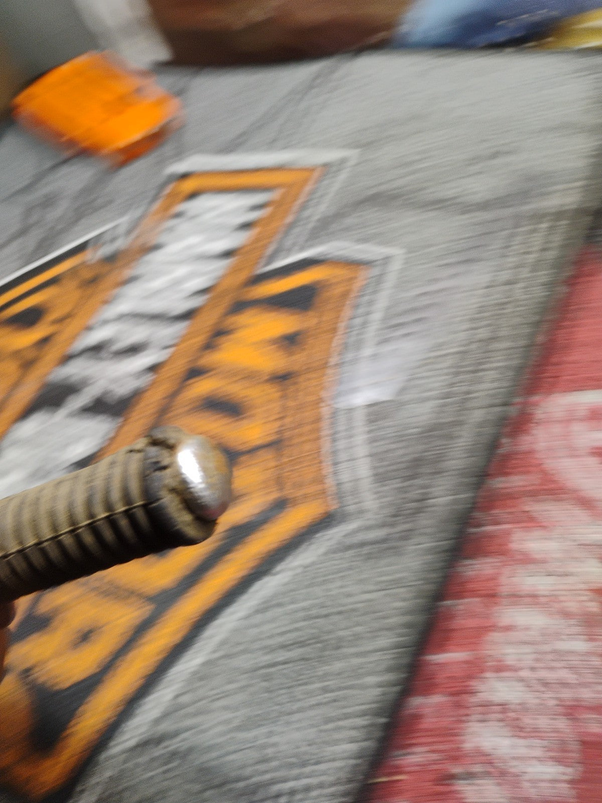 VINTAGE HARLEY DAVIDSON 4" RUBBER PASSENGER FOOT PEG (E)