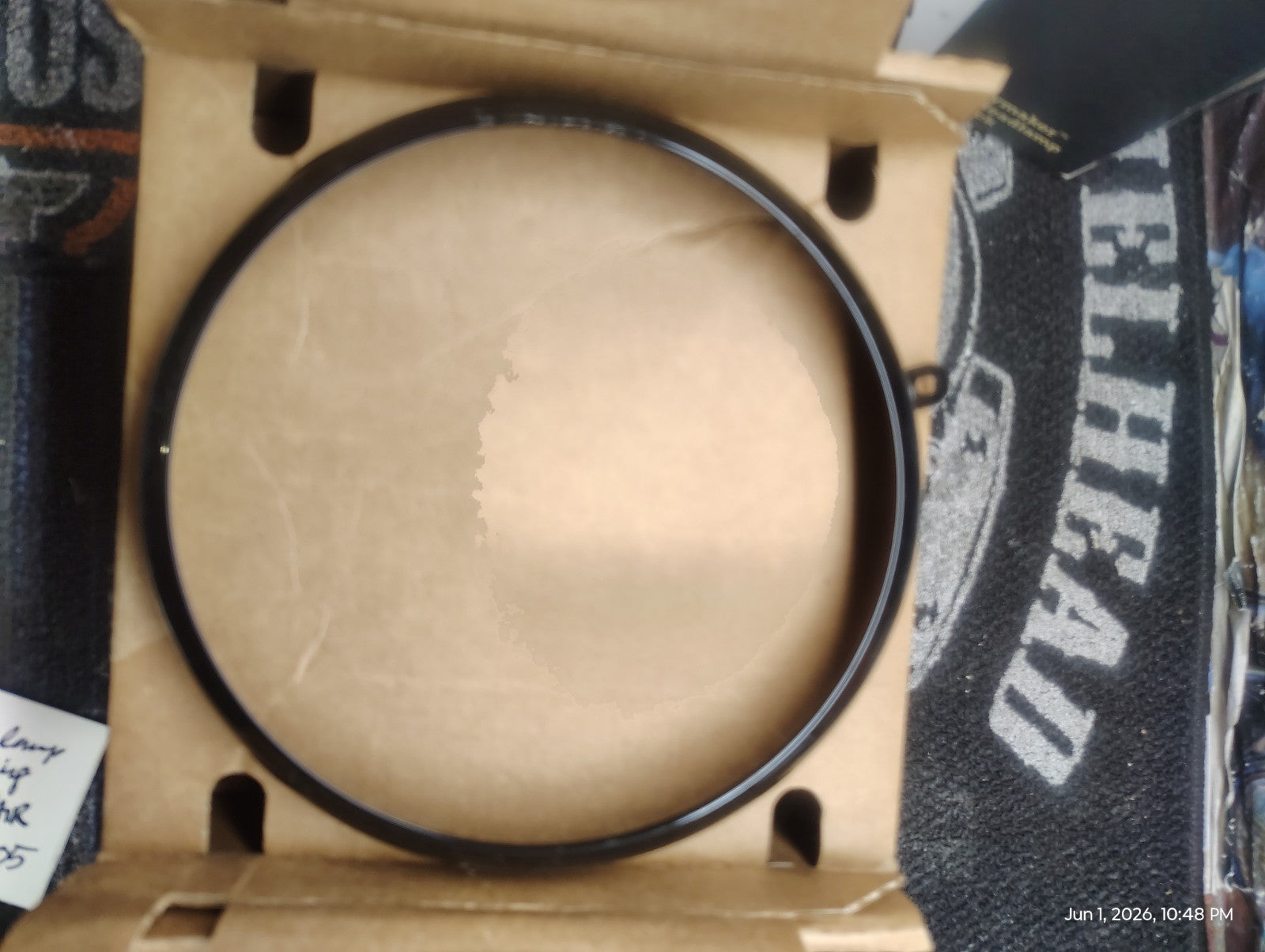 OEM Harley-Davidson Headlamp Assembly Black Trim Ring 68342-05A 7" Headlight