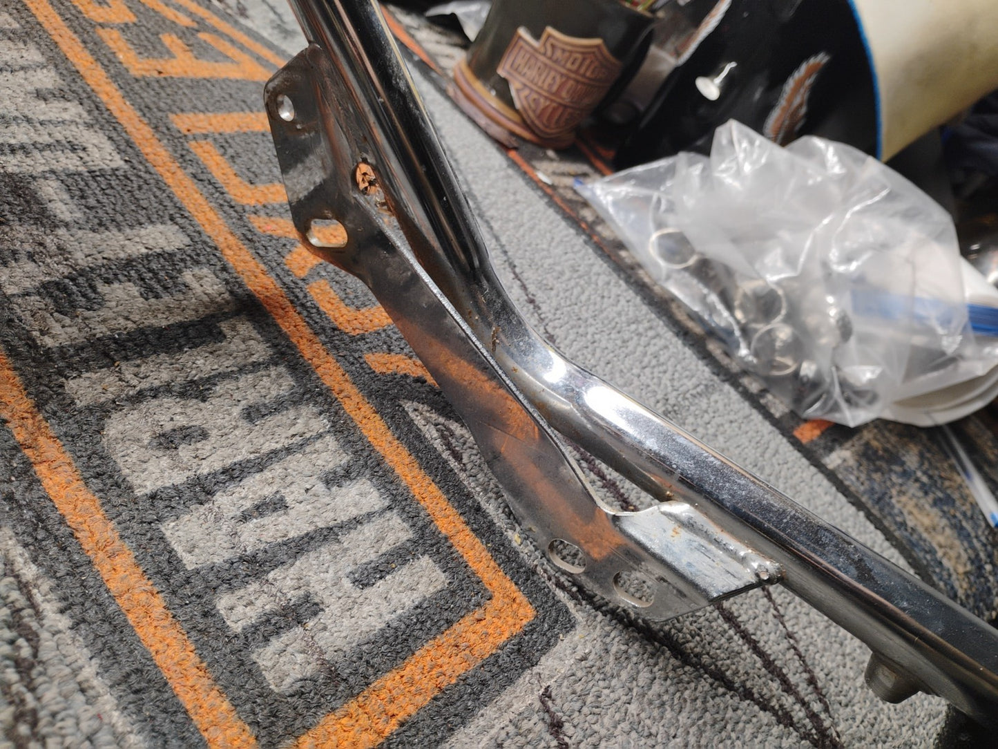 1983 Honda VF750 V45 Magna  KG rear seat passenger back rest sissy bar