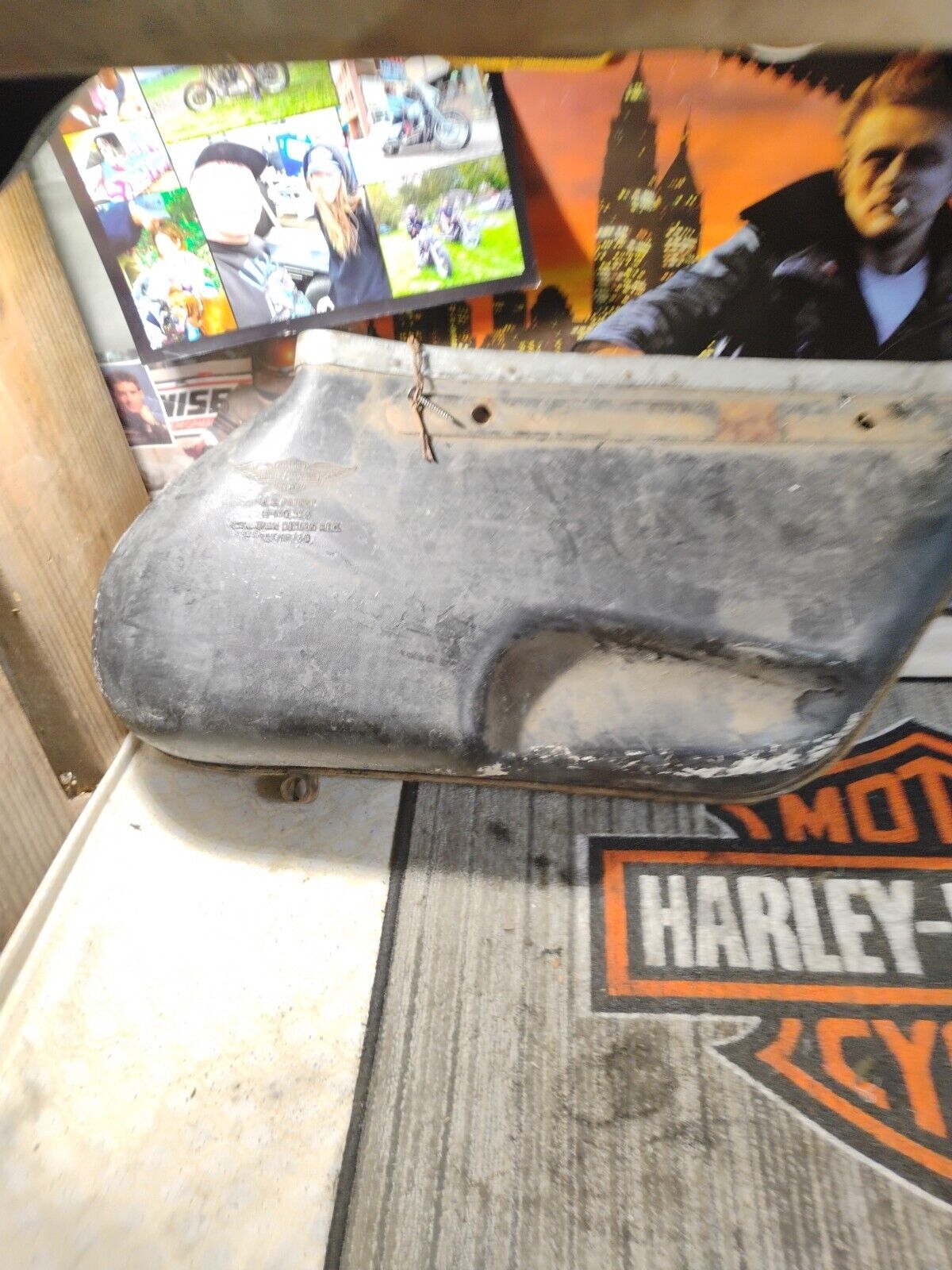 Genuine Harley 1957-1962 Big Twin Duo-Glide OEM  Left Bubble Bag 90851-54Type1 