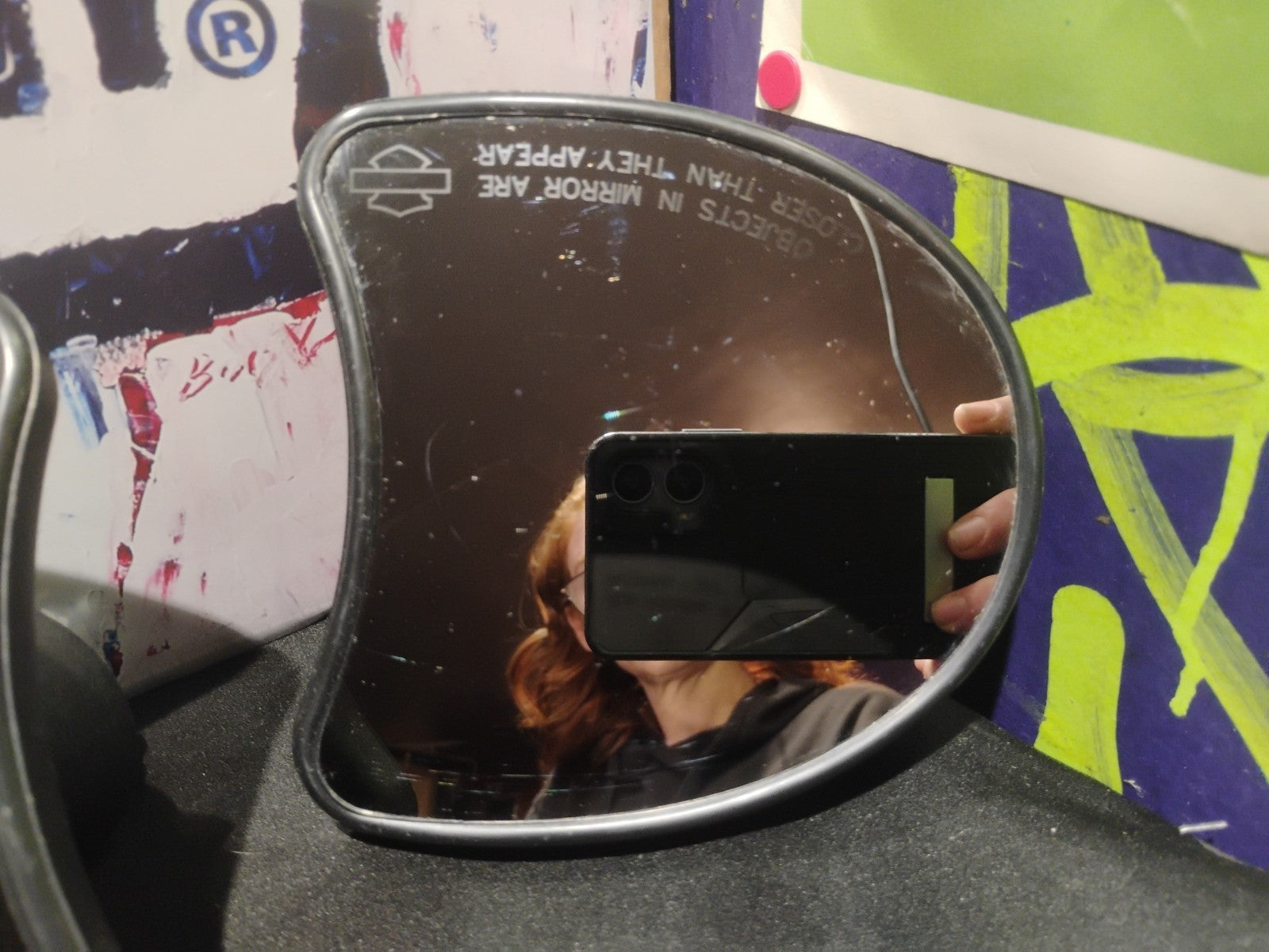 2014-2023 Harley Touring Batwing Fairing Side Mirrors Pair OEM A047108 46R-02806