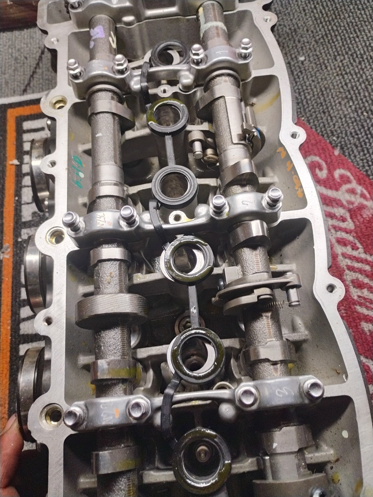 21 Triumph Rocket III 3 GT 2500 engine cylinder head ,valves ,camshaft and more