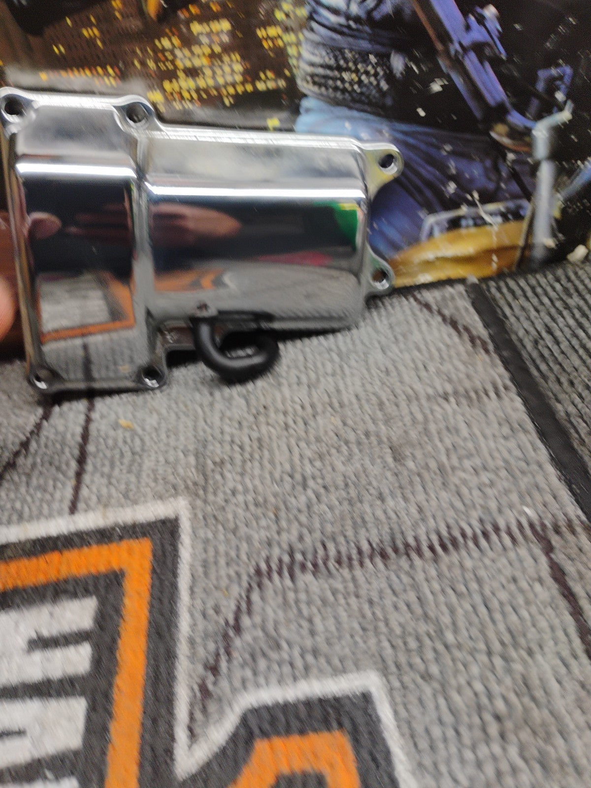 Harley Davidson - OEM 34471-06A  Chrome Transmission Top Cover 