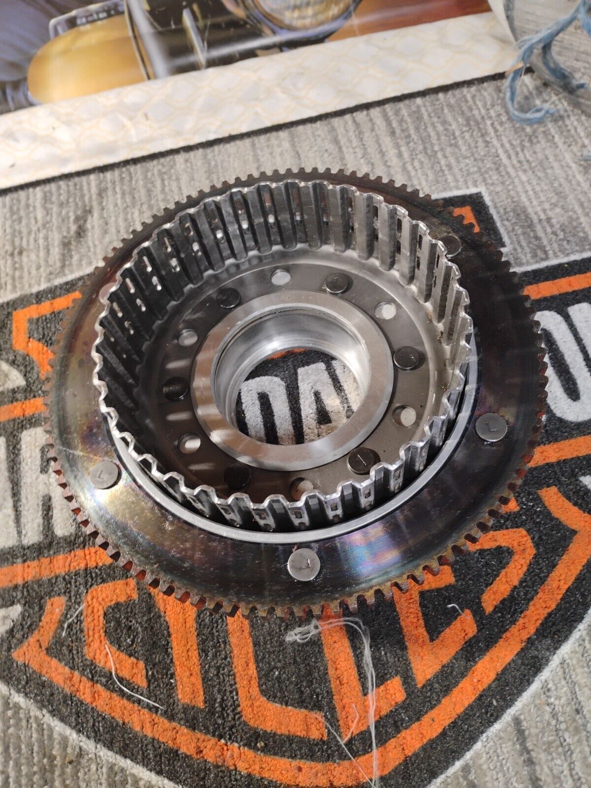 Harley Davidson 1994-1997 Big Twin Clutch Shell With Sprocket 5 Speed