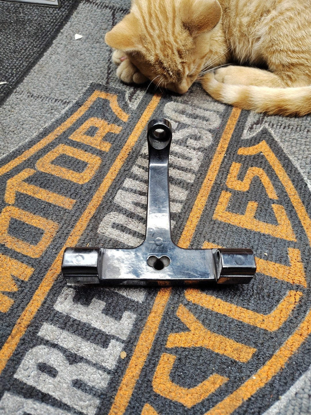 Harley FLT Touring Models Passenger Footboard Support (OEM, 1993-07)