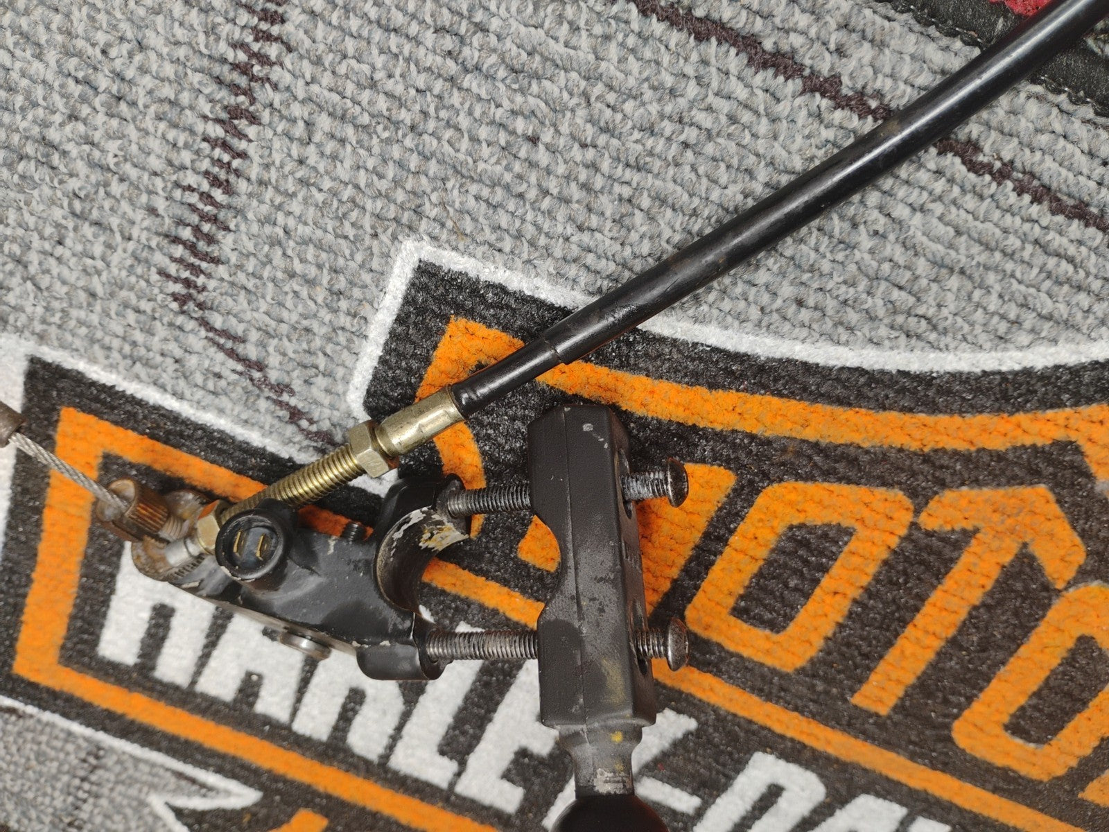 1991 91-94 Honda CBR600 F2 Clutch Perch Cable Line 