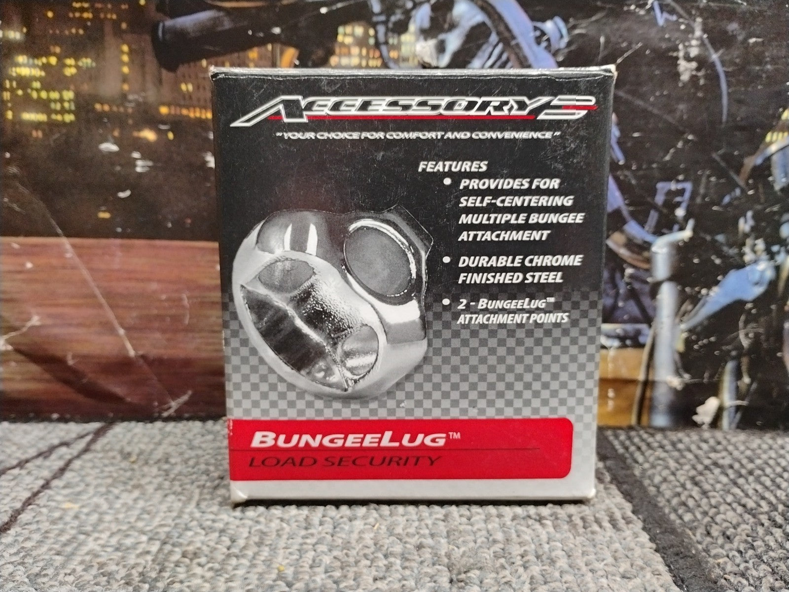 Accessory 3 BUNGEELUG HARLEY DAVIDSON Secure ATTACHMENT POINTS Motorcycle