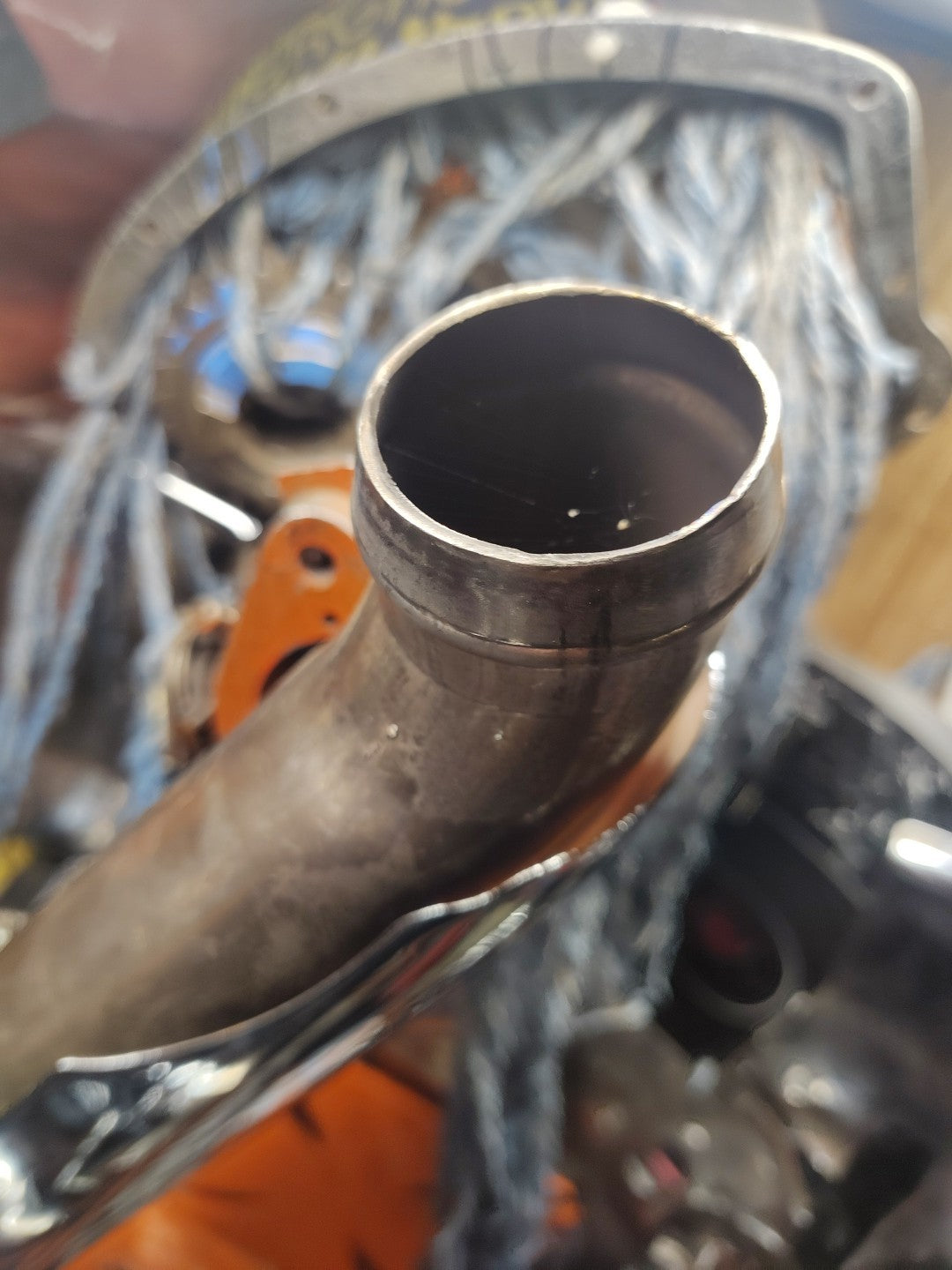 Harley Davidson M8 Exhaust Syst/Chrome 64900236A Slash Tip SlipOn Mufflers