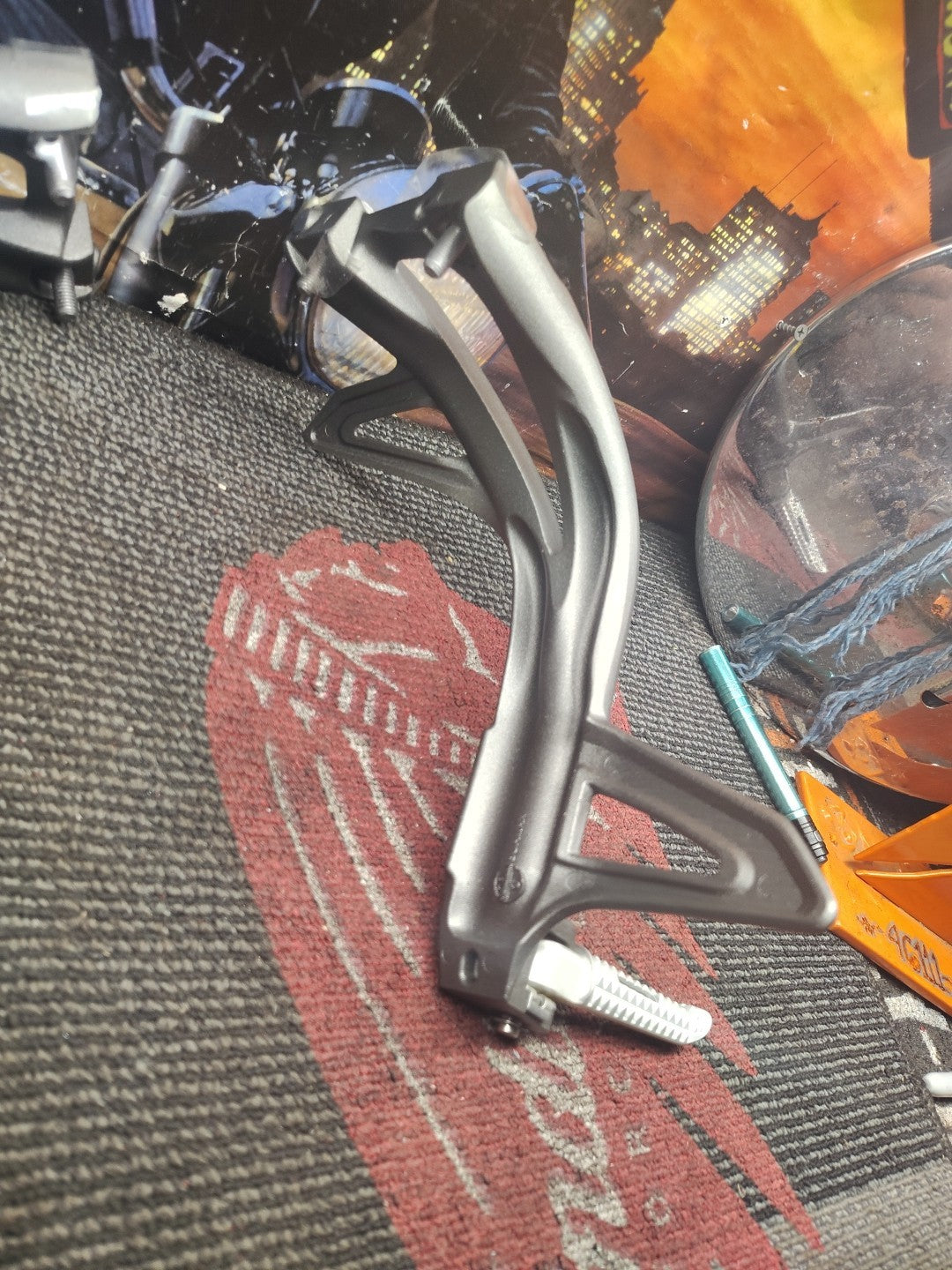 Original Right Rear Footrest Triumph Speed Triple 1050 RS 2018 2020