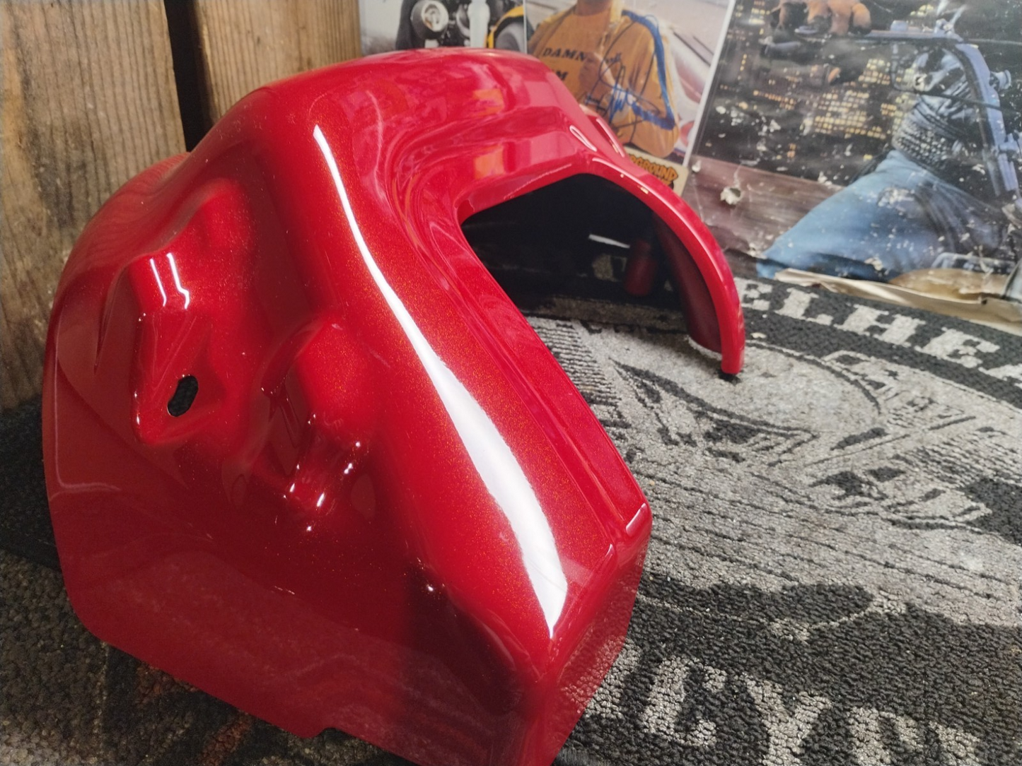 2012 Harley-Davidson CVO Right Lower Fairing Tomahawk Red OEM 58817-05