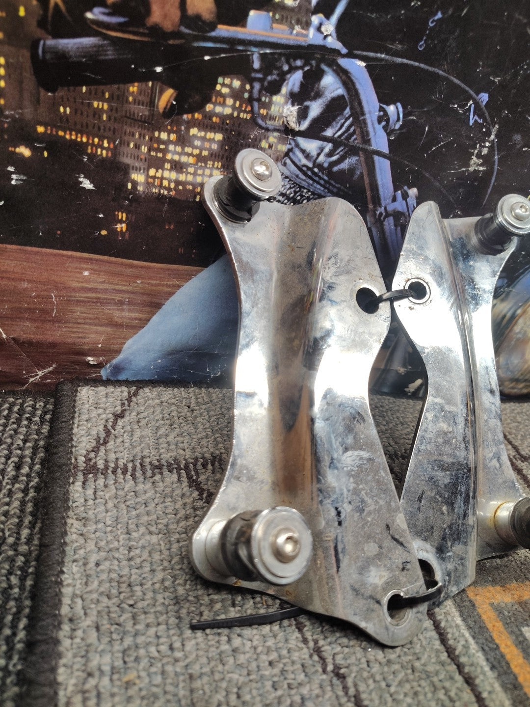  11-19 Harley-davidson Road Glide quick connect mounts