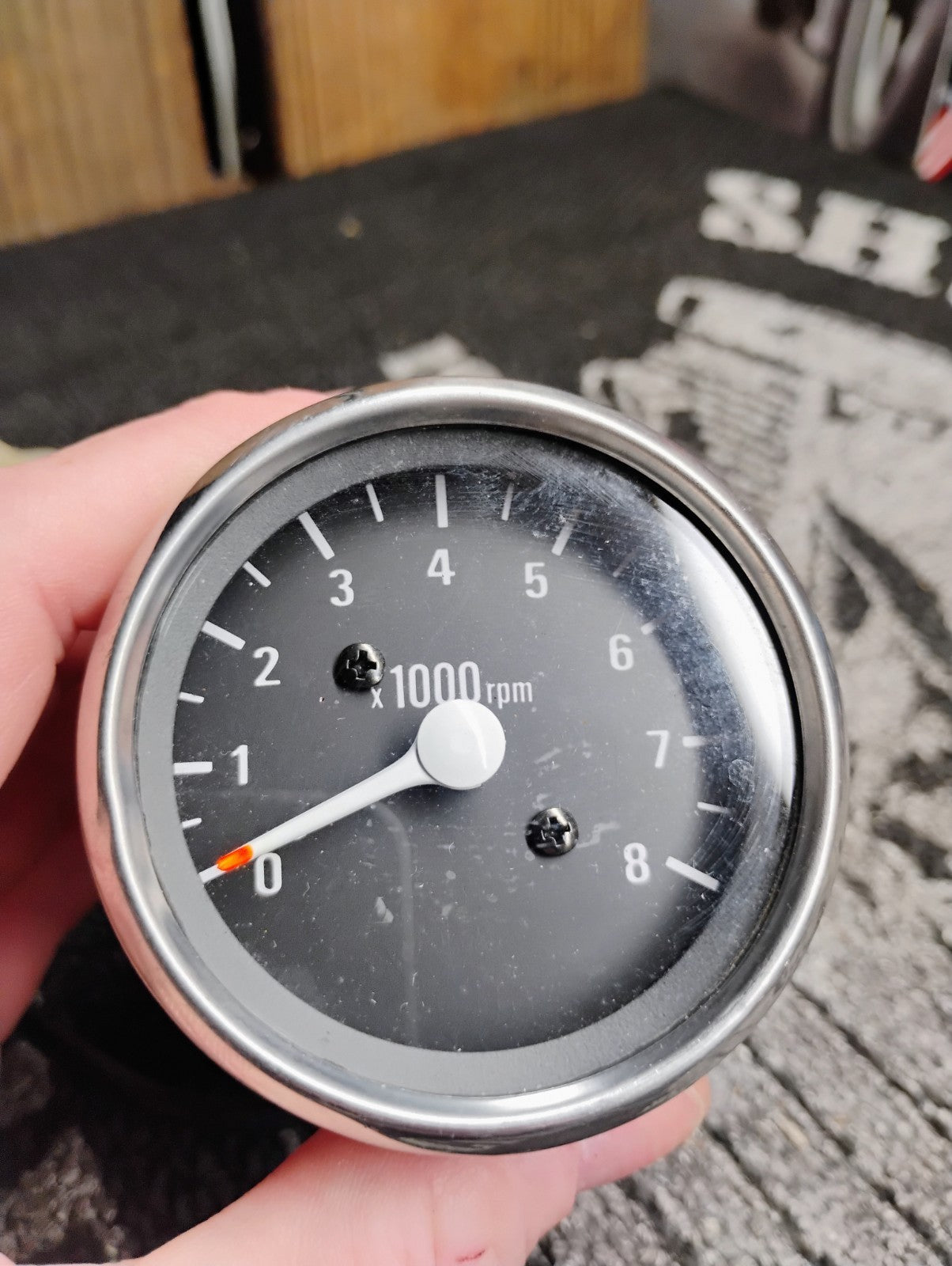 Harley-Davidson Tachometer Gauge 8000 RPM Sportster Dyna Softail