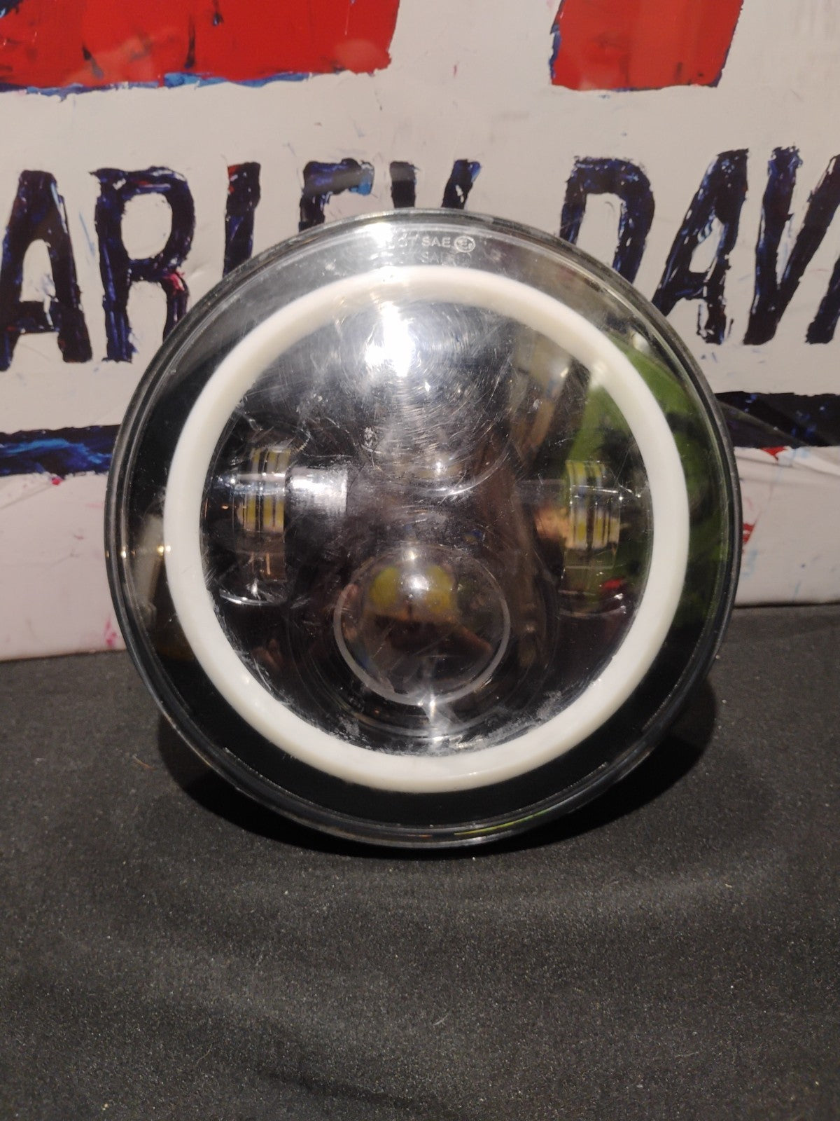 7 Inch Aftermarket LED Halo Headlight