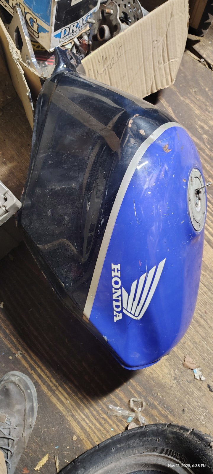 1991-1994 Honda CBR600F2 CBR 600 F2 Oem Gas Tank Fuel Petrol Cell purple Used