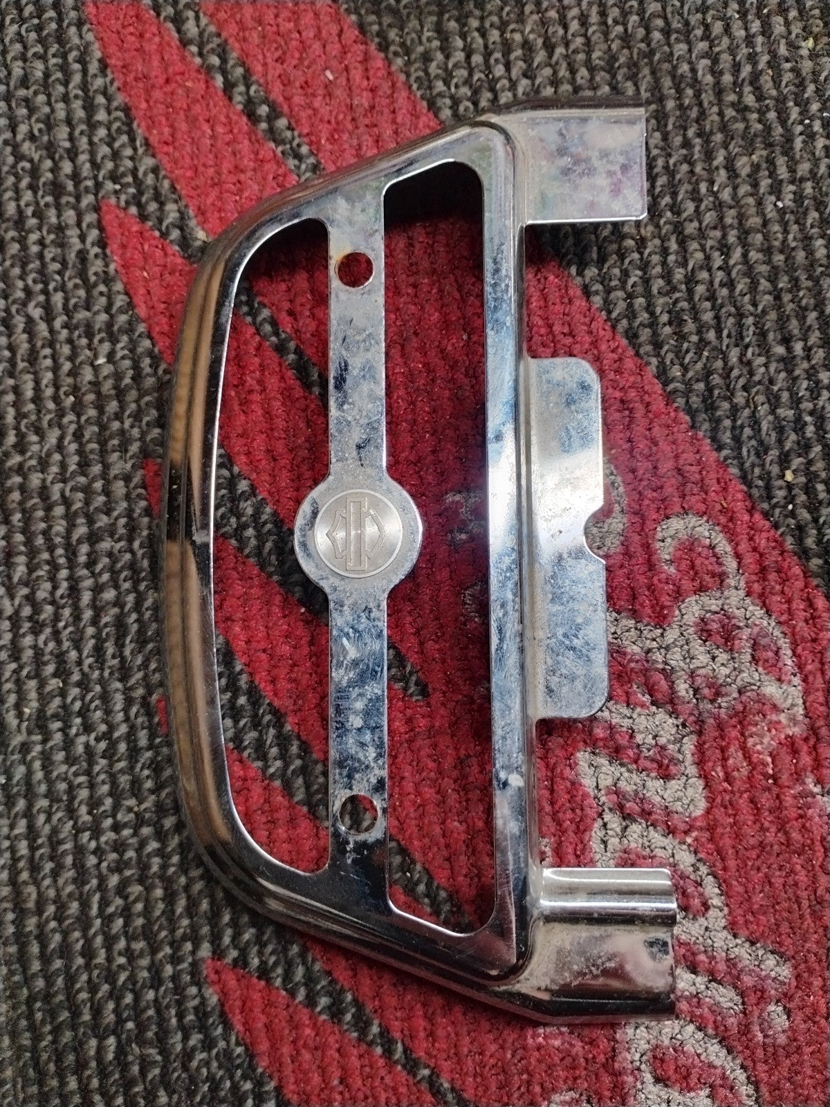 Harley Davidson Right Rear Passenger Floorboard Trim Chrome