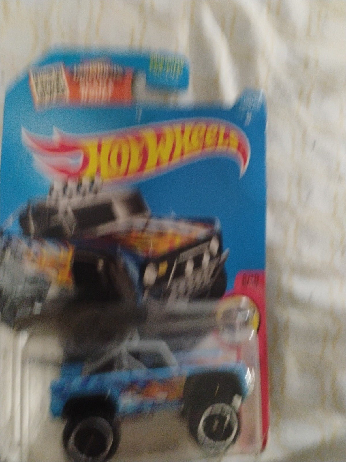                       HOT WHEELS CUSTOM FORD BRONCO ON CARD