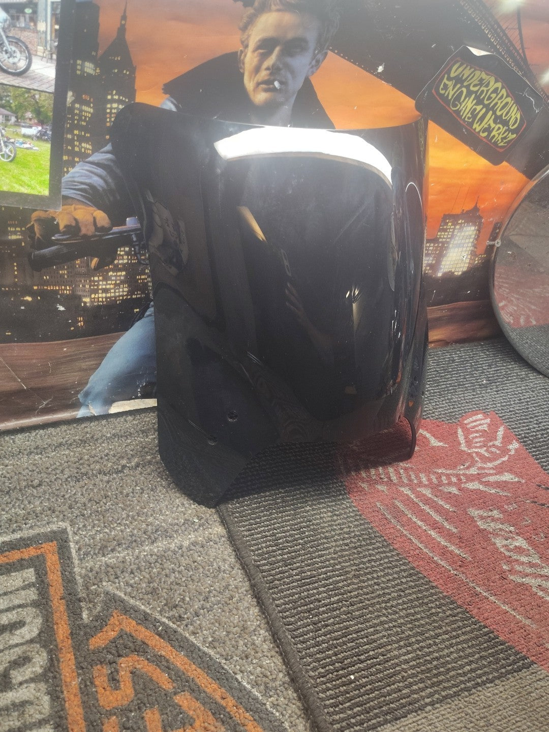 National Cycle Mohawk Windshield Kit for Harley and Hondas - Dk Smk - N2839-001