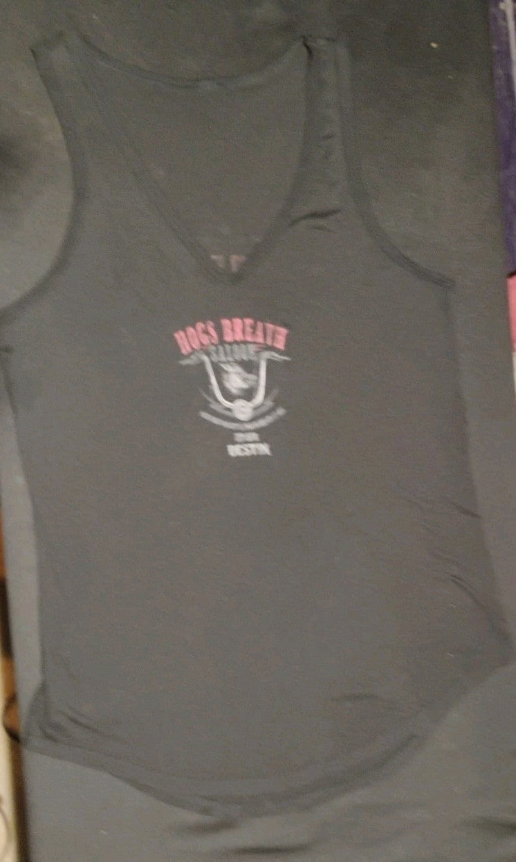 Hogs Breath Saloon Destin Women's Tank Top S/M Biker 