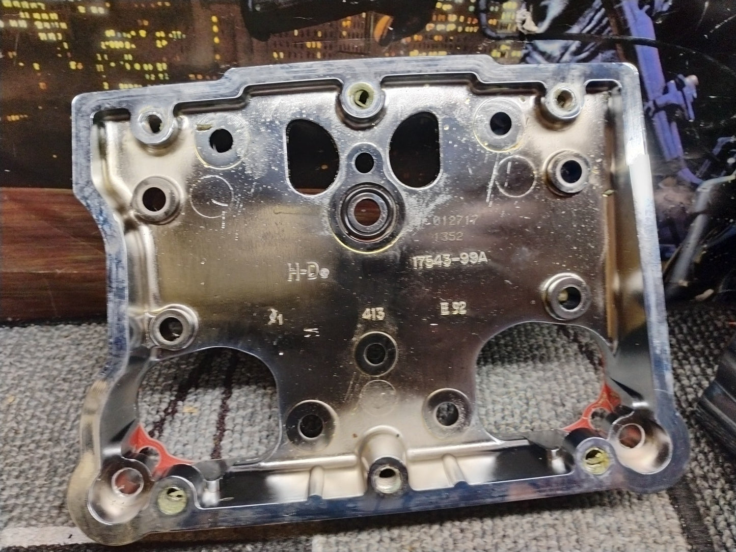 Chrome Inner Rocker Box Cover Harley-Davidson  FLSTC Softail 2009-2017