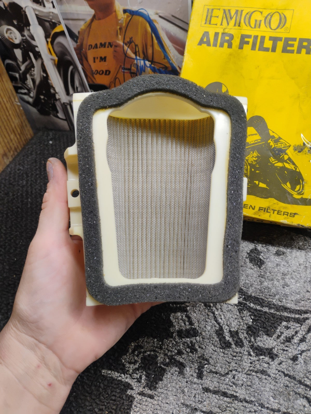 Yamaha XV 700 750 FJ 1100 1200 NEW NOS EMGO Air Filter  12-94360 