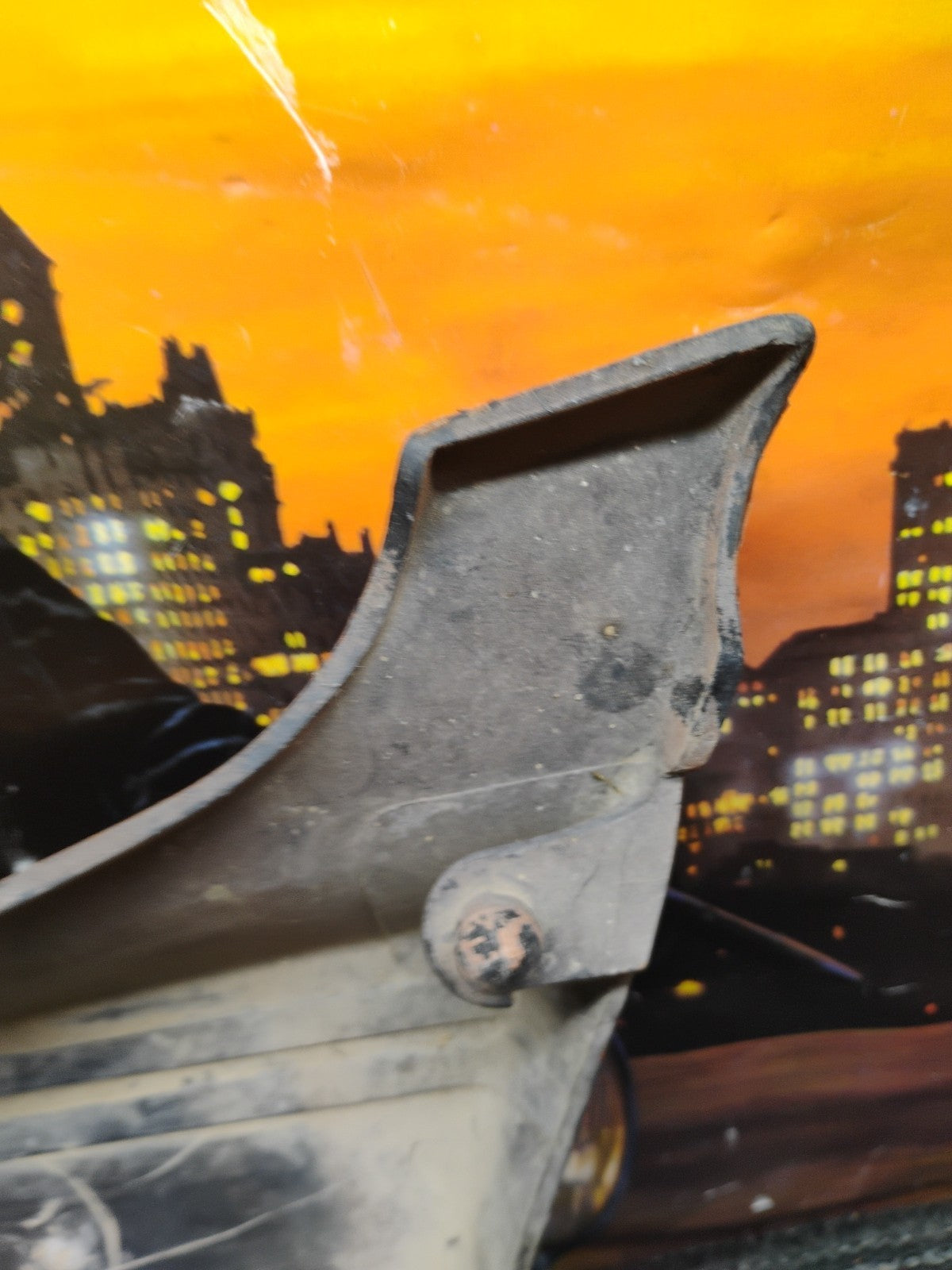 1980-1983 KAWASAKI LTD440 LEFT SIDE COVER ORANGE *