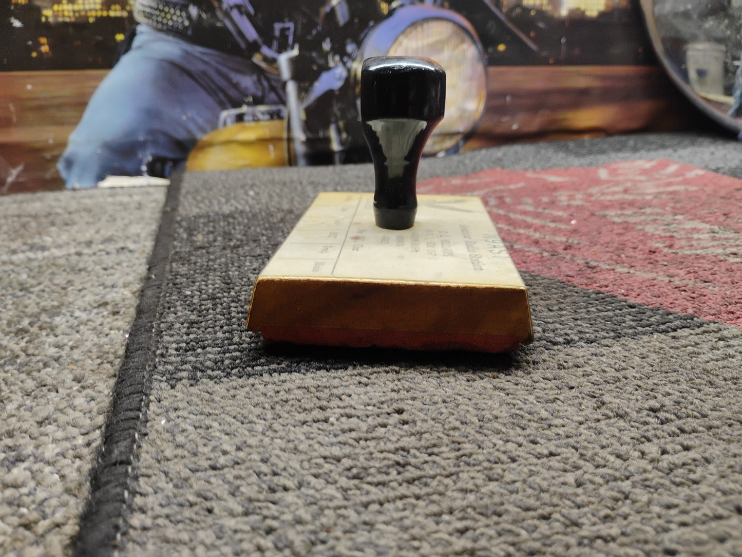 Amateur Radio Rubber  Stamp