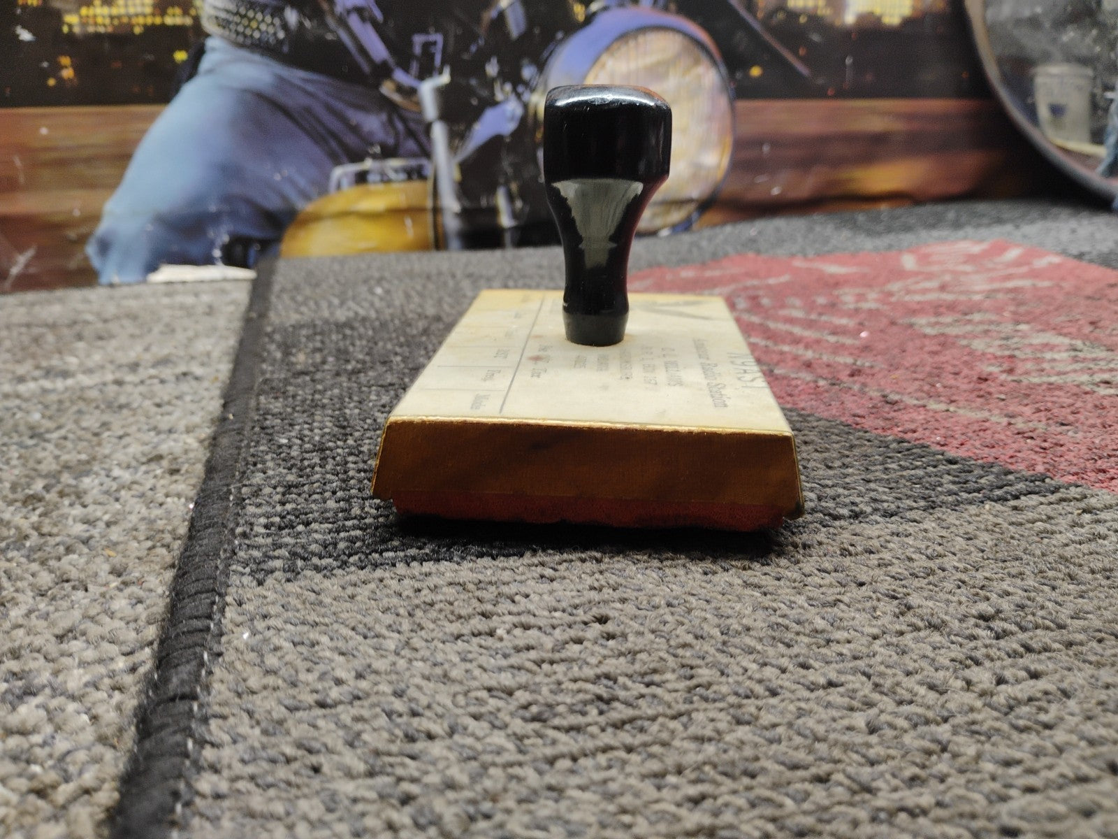 Amateur Radio Rubber  Stamp