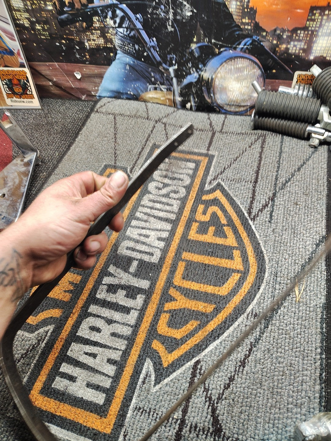 HARLEY DAVIDSON CHOPPER SISSY BAR