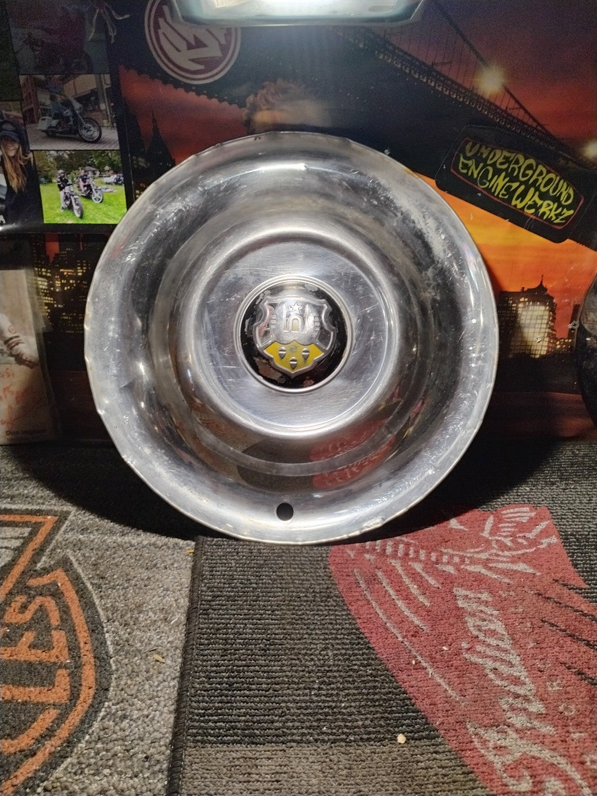 OEM GM 15" Hub Caps Wheel Covers 1950-53 Oldsmobile 88/98 Lyons vtg