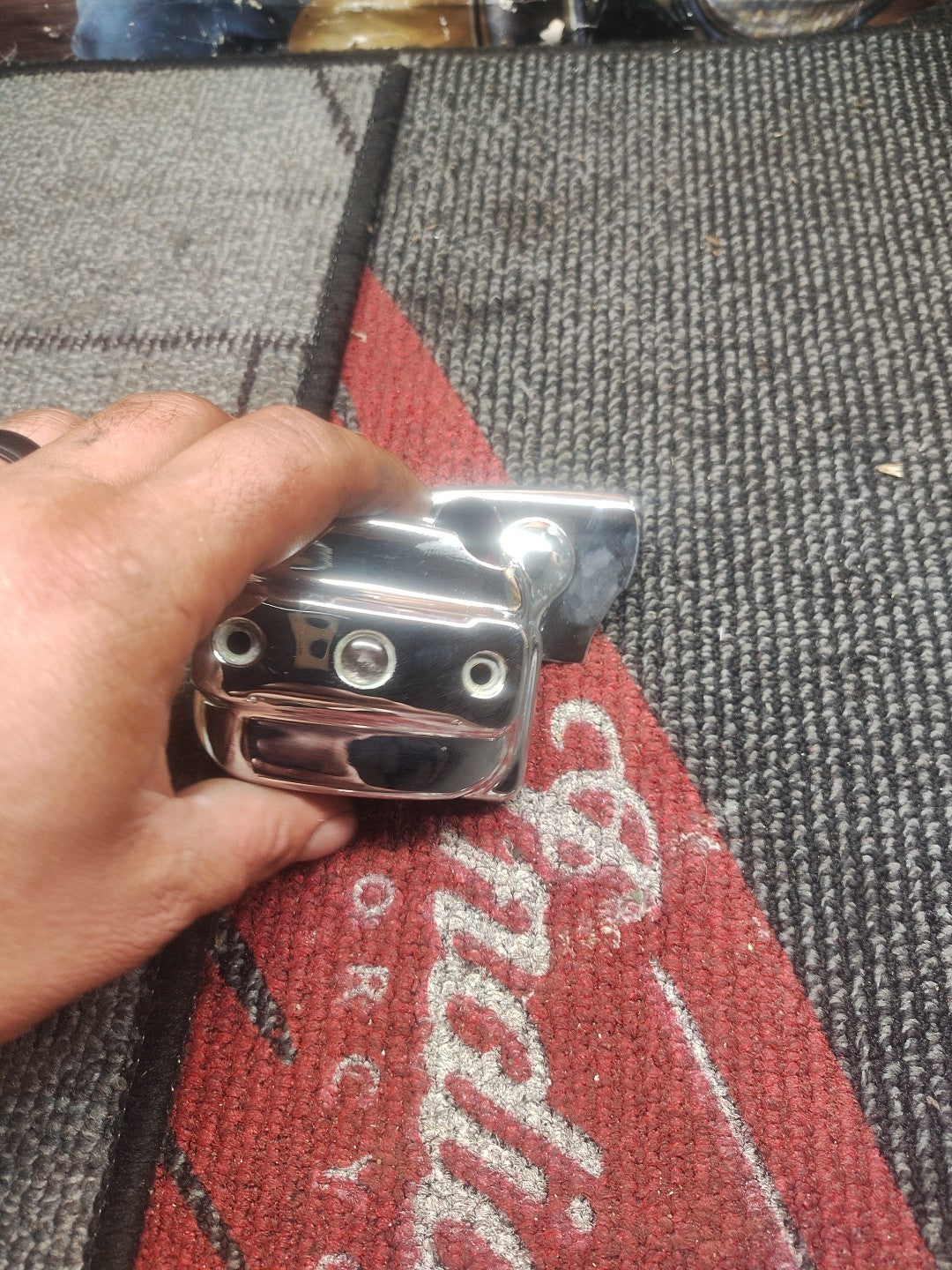 CHROME HANDLEBAR Master Cylinder COVER FOR HARLEY SINGLE DISC  OE # 46098-98