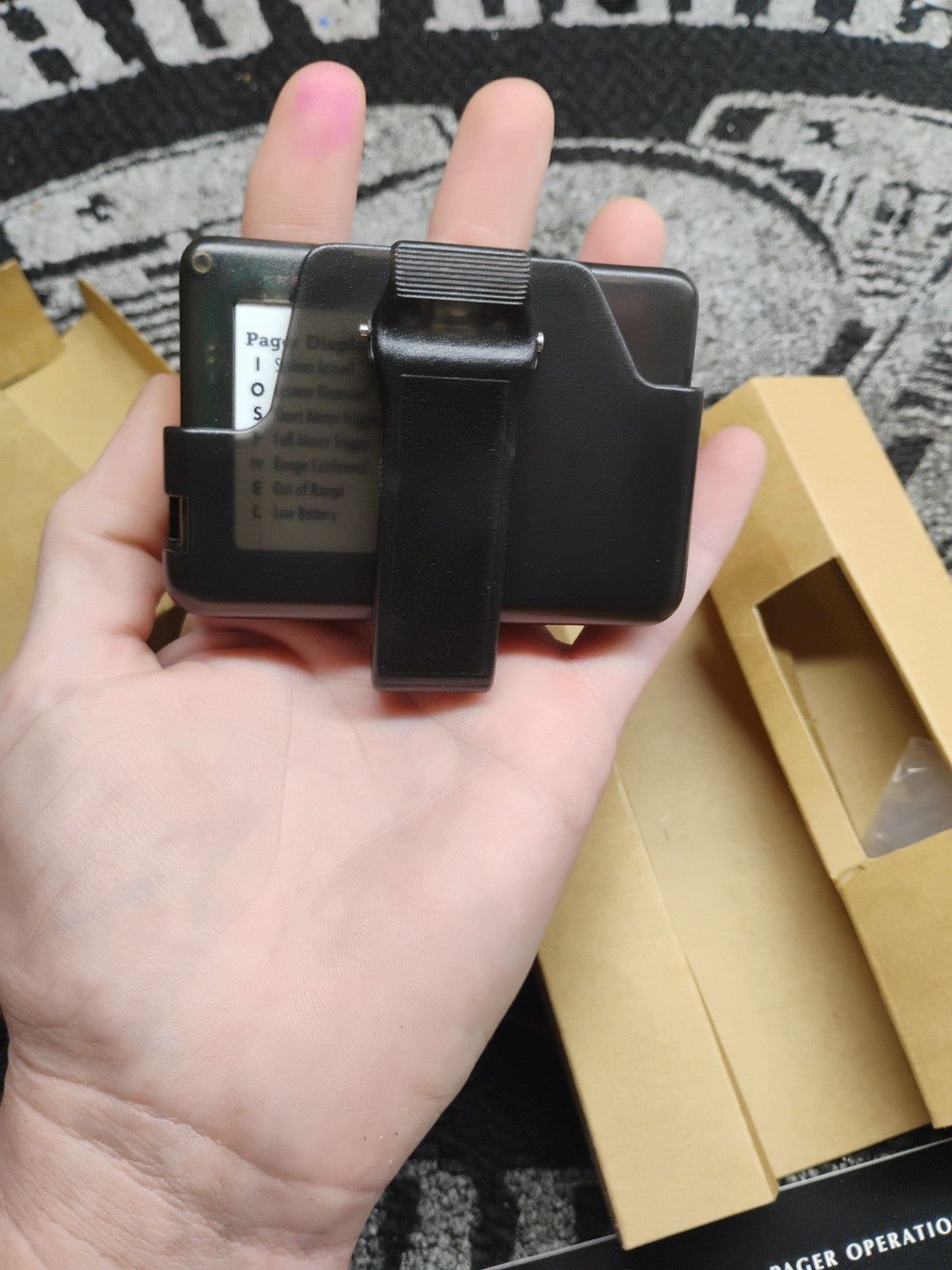 OEM Harley-Davidson Motorcycle Alarm Security Pager Receiver NOS 91660-03
