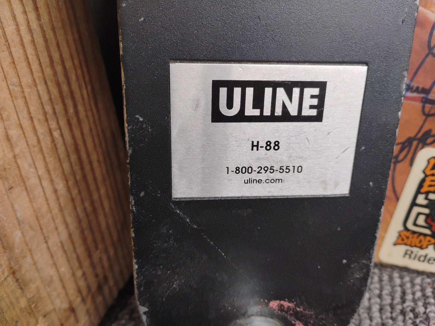 U-LINE H-88 INDUSTRIAL STRETCH WRAP DISPENSER 12" 15" 18" ROLLS	TENSION CONTROL 