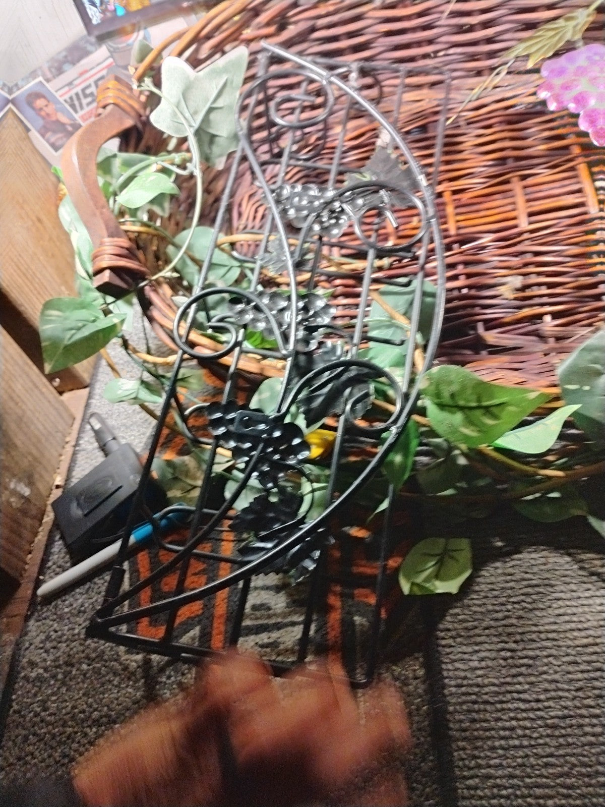 Champagne and Wine Bottle Cork Holder Bar Display and Other Wine Home Decor 