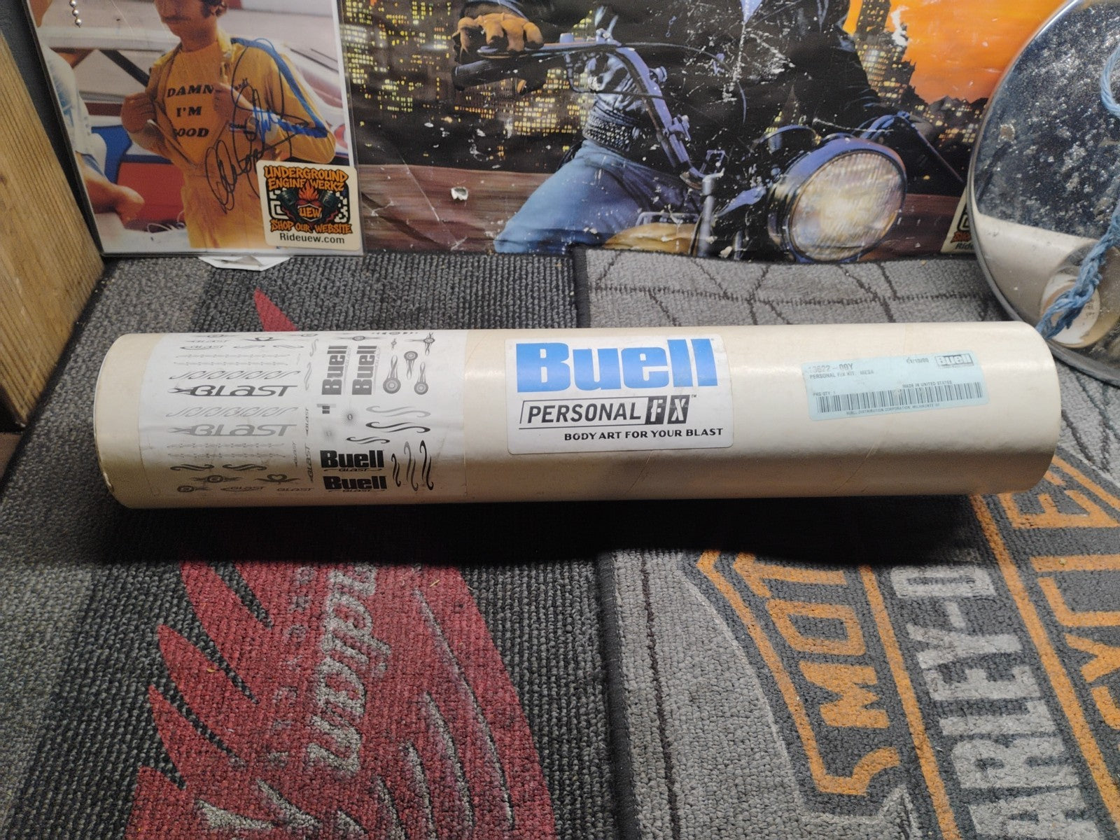 Buell Blast  Harley Personal F/X kit: Decal Set  13622-00Y  Mesa style NOS