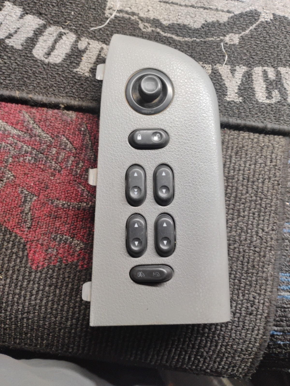 04-08 Ford F-150 LH Driver Side Power Master Window Control Switch OEM Gray Grey