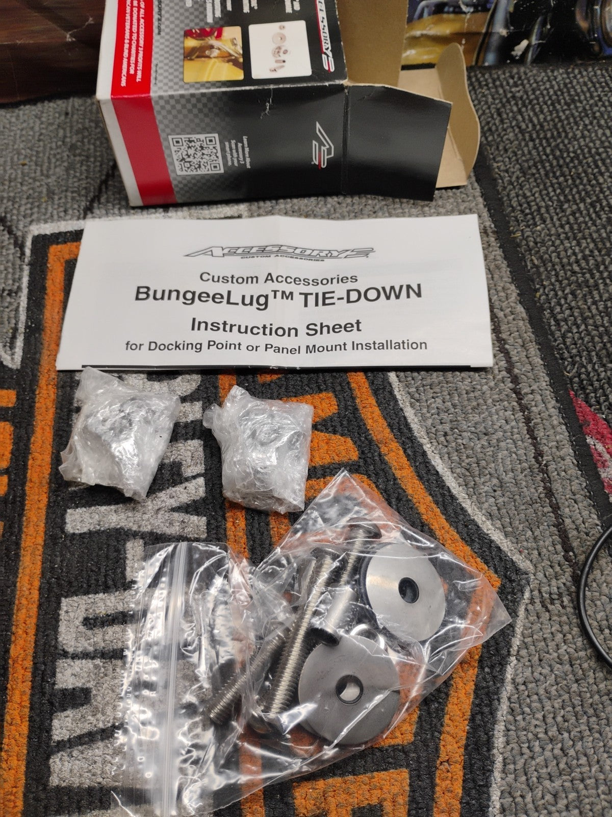 Accessory 3 BUNGEELUG HARLEY DAVIDSON Secure ATTACHMENT POINTS Motorcycle